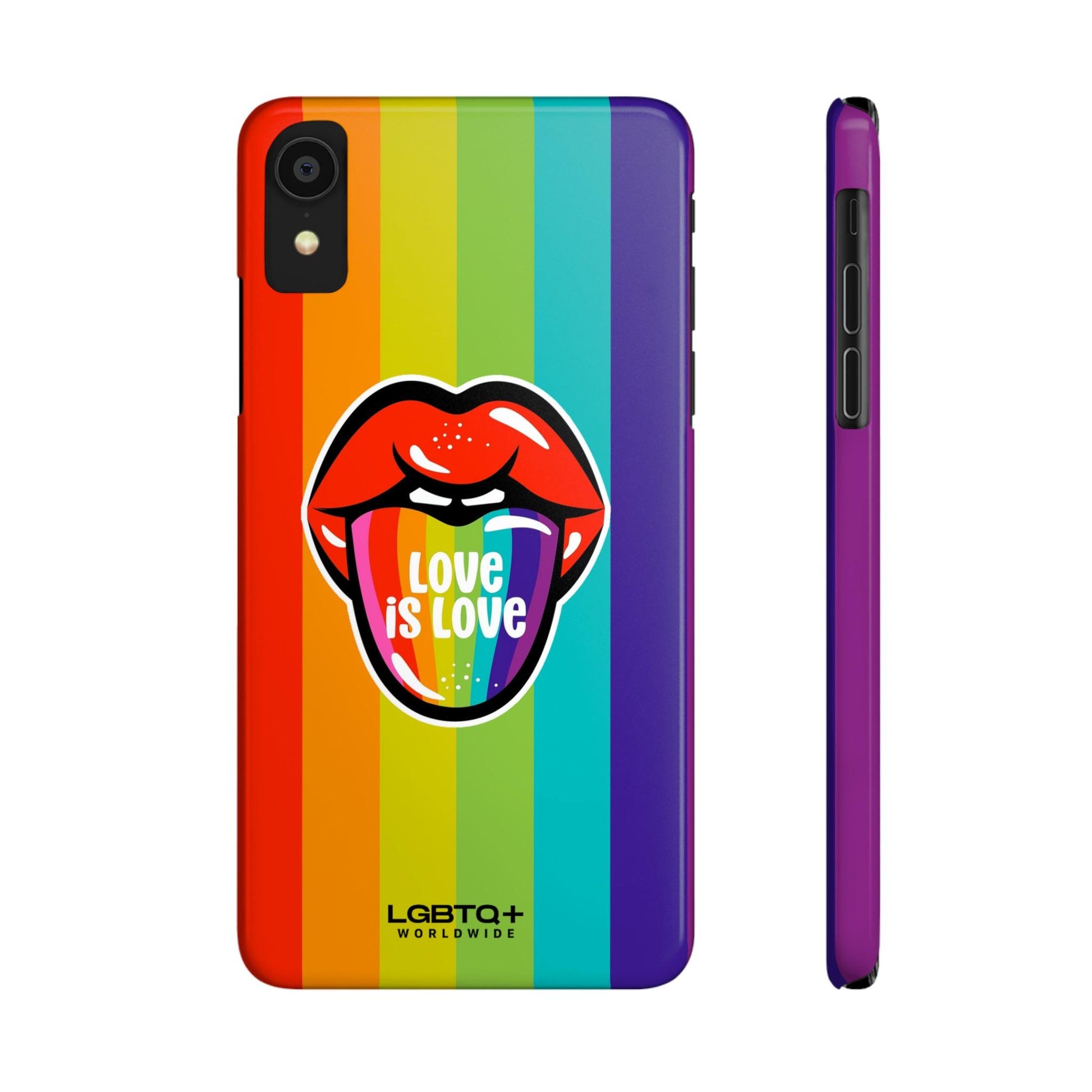 LGBTQWorldwide - ,,LIEBE" Handyhülle Accessories, Back-to-School, card, Glossy, iPhone, iPhone Cases, Phone accessory, Phone Cases, Samsung Cases, Slim lgbtq Bekleidung Accessoires unisex Zubehör