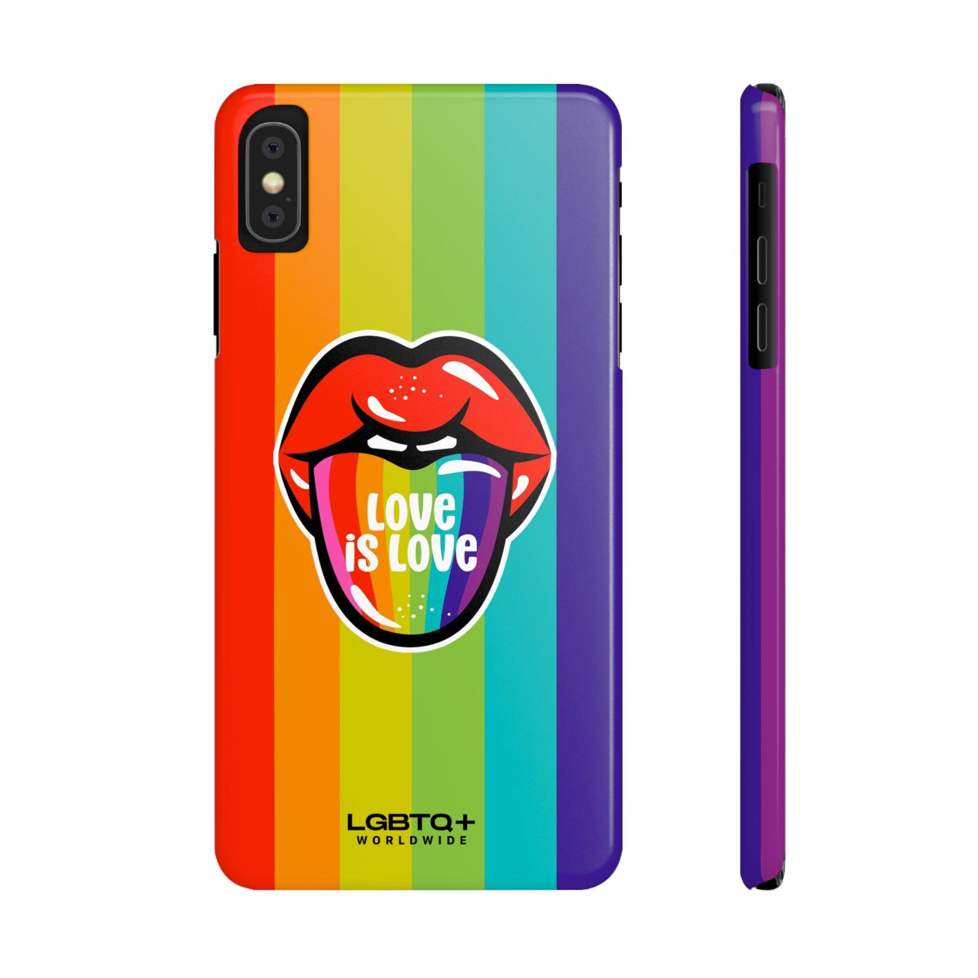 LGBTQWorldwide - ,,LIEBE" Handyhülle Accessories, Back-to-School, card, Glossy, iPhone, iPhone Cases, Phone accessory, Phone Cases, Samsung Cases, Slim lgbtq Bekleidung Accessoires unisex Zubehör