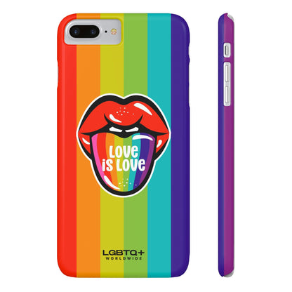 LGBTQWorldwide - ,,LIEBE" Handyhülle Accessories, Back-to-School, card, Glossy, iPhone, iPhone Cases, Phone accessory, Phone Cases, Samsung Cases, Slim lgbtq Bekleidung Accessoires unisex Zubehör