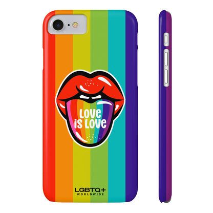 LGBTQWorldwide - ,,LIEBE" Handyhülle Accessories, Back-to-School, card, Glossy, iPhone, iPhone Cases, Phone accessory, Phone Cases, Samsung Cases, Slim lgbtq Bekleidung Accessoires unisex Zubehör