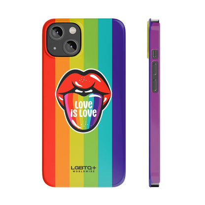 LGBTQWorldwide - ,,LIEBE" Handyhülle Accessories, Back-to-School, card, Glossy, iPhone, iPhone Cases, Phone accessory, Phone Cases, Samsung Cases, Slim lgbtq Bekleidung Accessoires unisex Zubehör