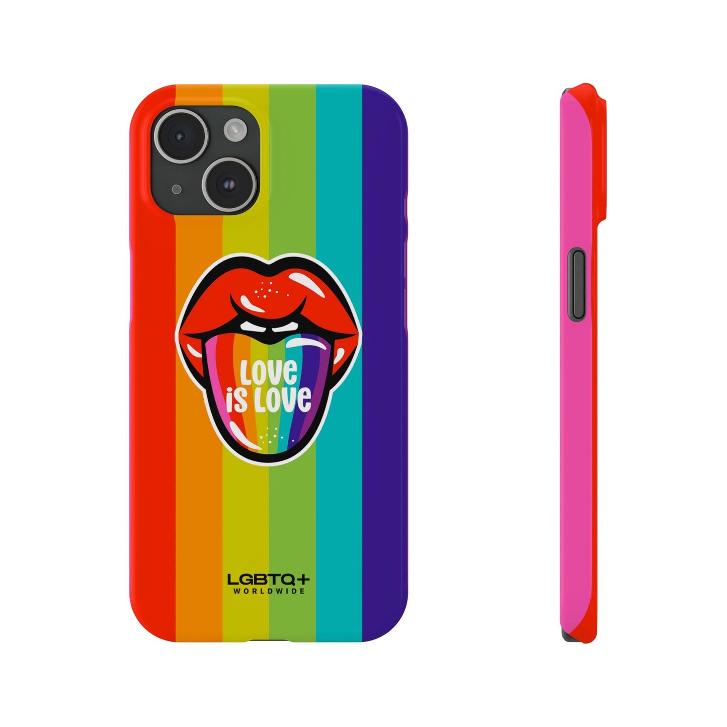 LGBTQWorldwide - ,,LIEBE" Handyhülle Accessories, Back-to-School, card, Glossy, iPhone, iPhone Cases, Phone accessory, Phone Cases, Samsung Cases, Slim lgbtq Bekleidung Accessoires unisex Zubehör