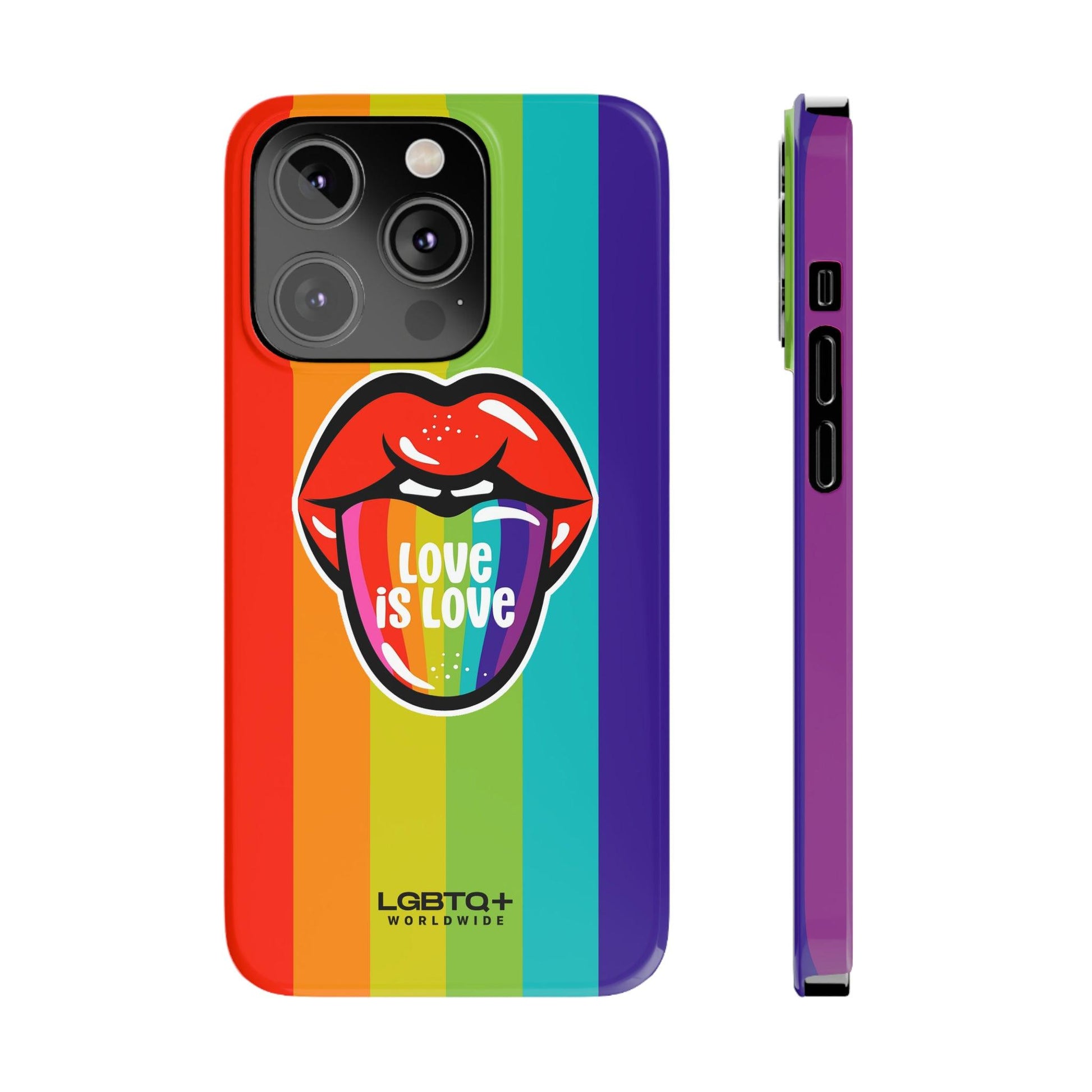 LGBTQWorldwide - ,,LIEBE" Handyhülle Accessories, Back-to-School, card, Glossy, iPhone, iPhone Cases, Phone accessory, Phone Cases, Samsung Cases, Slim lgbtq Bekleidung Accessoires unisex Zubehör