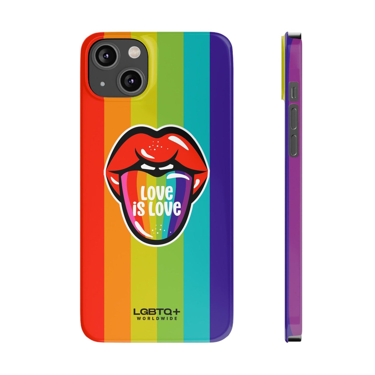 LGBTQWorldwide - ,,LIEBE" Handyhülle Accessories, Back-to-School, card, Glossy, iPhone, iPhone Cases, Phone accessory, Phone Cases, Samsung Cases, Slim lgbtq Bekleidung Accessoires unisex Zubehör