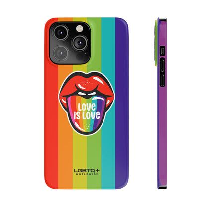 LGBTQWorldwide - ,,LIEBE" Handyhülle Accessories, Back-to-School, card, Glossy, iPhone, iPhone Cases, Phone accessory, Phone Cases, Samsung Cases, Slim lgbtq Bekleidung Accessoires unisex Zubehör