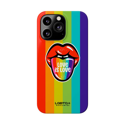 LGBTQWorldwide - ,,LIEBE" Handyhülle Accessories, Back-to-School, card, Glossy, iPhone, iPhone Cases, Phone accessory, Phone Cases, Samsung Cases, Slim lgbtq Bekleidung Accessoires unisex Zubehör