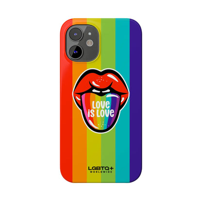 LGBTQWorldwide - ,,LIEBE" Handyhülle Accessories, Back-to-School, card, Glossy, iPhone, iPhone Cases, Phone accessory, Phone Cases, Samsung Cases, Slim lgbtq Bekleidung Accessoires unisex Zubehör