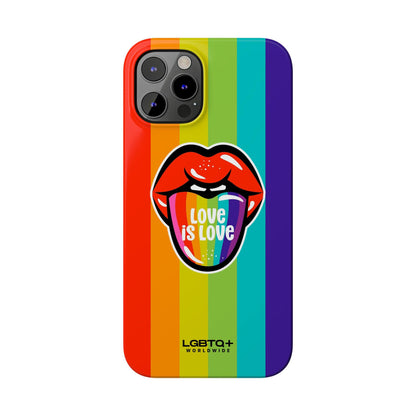 LGBTQWorldwide - ,,LIEBE" Handyhülle Accessories, Back-to-School, card, Glossy, iPhone, iPhone Cases, Phone accessory, Phone Cases, Samsung Cases, Slim lgbtq Bekleidung Accessoires unisex Zubehör