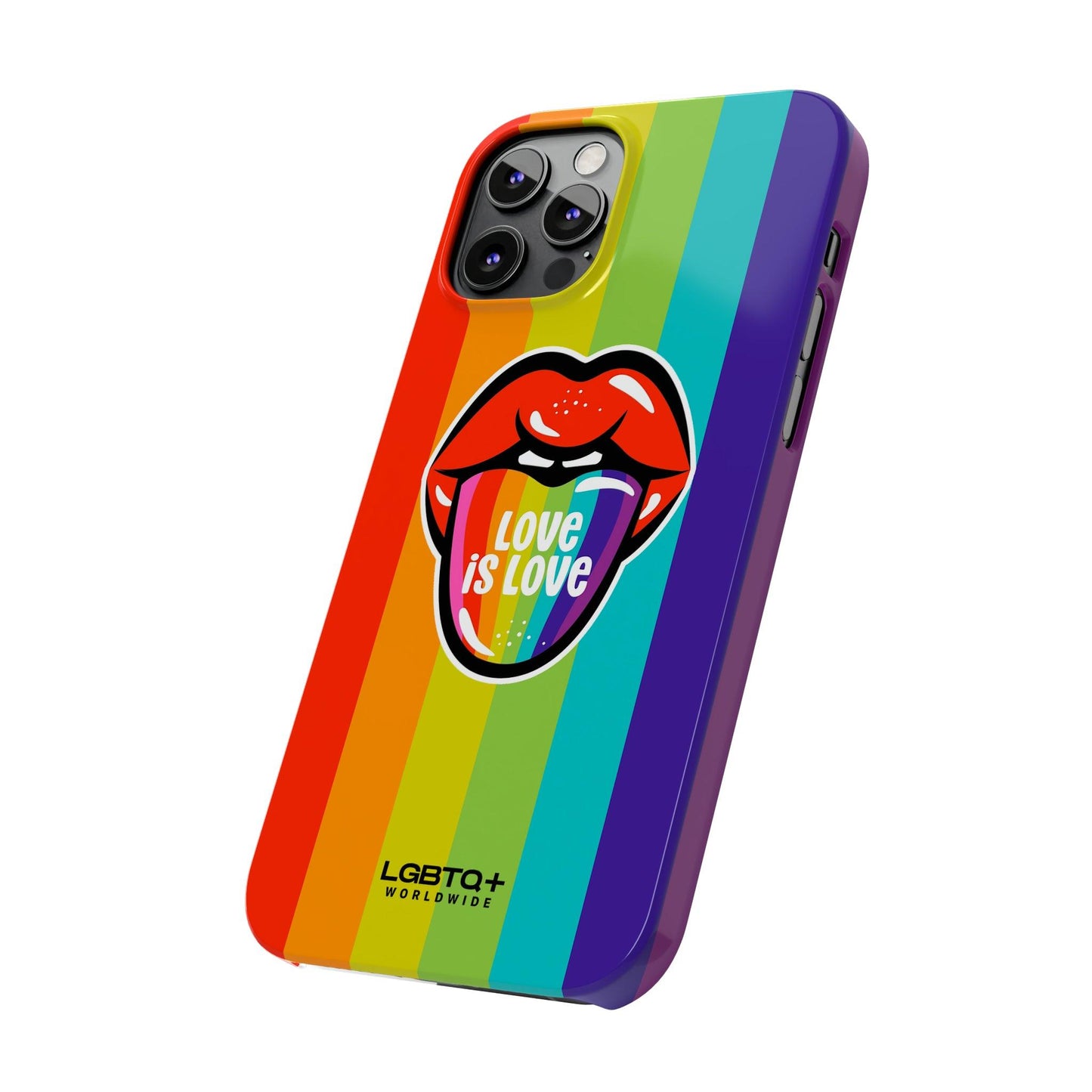 LGBTQWorldwide - ,,LIEBE" Handyhülle Accessories, Back-to-School, card, Glossy, iPhone, iPhone Cases, Phone accessory, Phone Cases, Samsung Cases, Slim lgbtq Bekleidung Accessoires unisex Zubehör