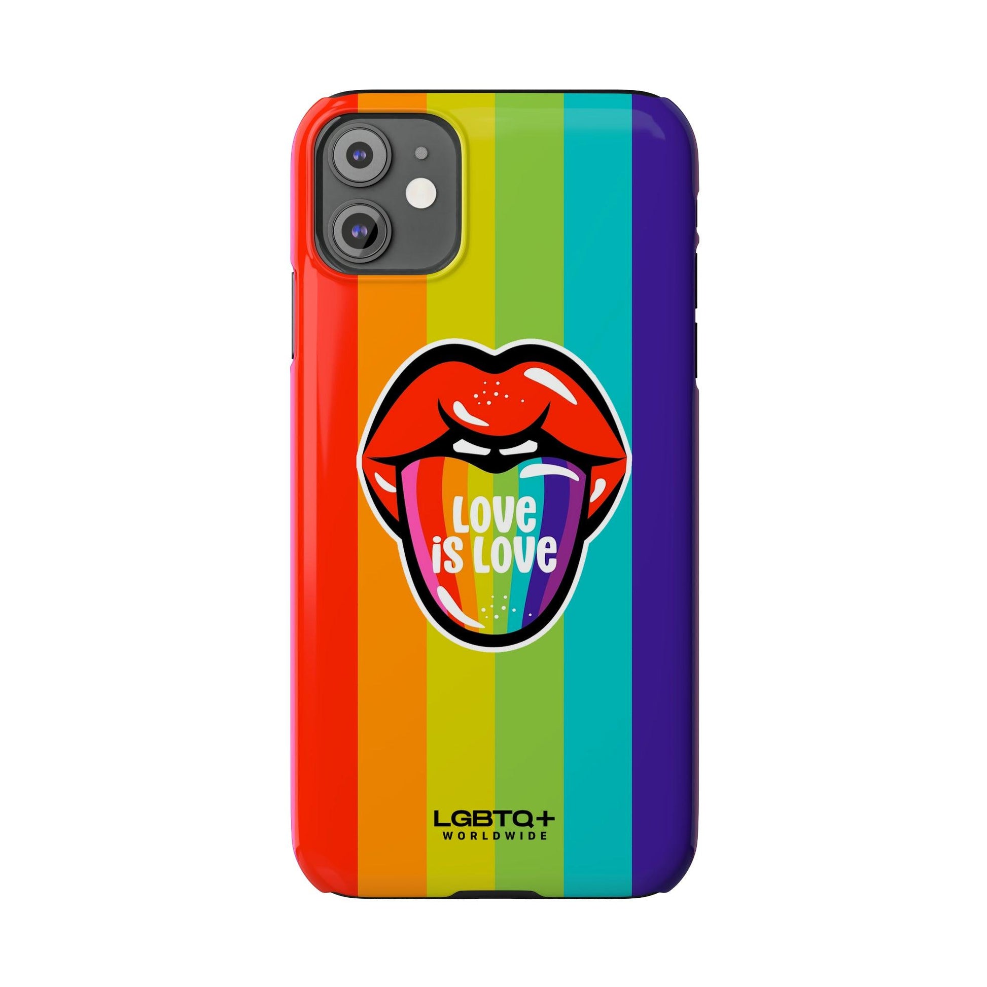 LGBTQWorldwide - ,,LIEBE" Handyhülle Accessories, Back-to-School, card, Glossy, iPhone, iPhone Cases, Phone accessory, Phone Cases, Samsung Cases, Slim lgbtq Bekleidung Accessoires unisex Zubehör