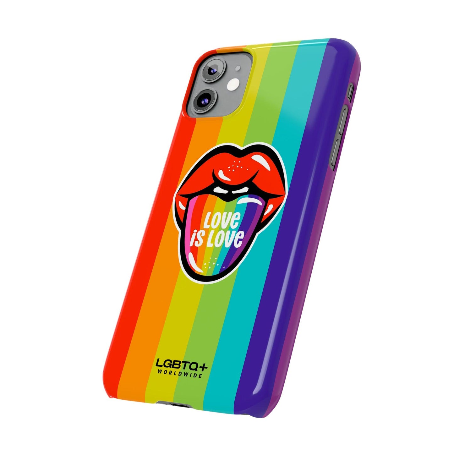 LGBTQWorldwide - ,,LIEBE" Handyhülle Accessories, Back-to-School, card, Glossy, iPhone, iPhone Cases, Phone accessory, Phone Cases, Samsung Cases, Slim lgbtq Bekleidung Accessoires unisex Zubehör