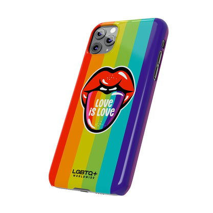 LGBTQWorldwide - ,,LIEBE" Handyhülle Accessories, Back-to-School, card, Glossy, iPhone, iPhone Cases, Phone accessory, Phone Cases, Samsung Cases, Slim lgbtq Bekleidung Accessoires unisex Zubehör