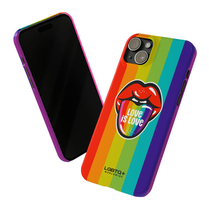 LGBTQWorldwide - ,,LIEBE" Handyhülle Accessories, Back-to-School, card, Glossy, iPhone, iPhone Cases, Phone accessory, Phone Cases, Samsung Cases, Slim lgbtq Bekleidung Accessoires unisex Zubehör