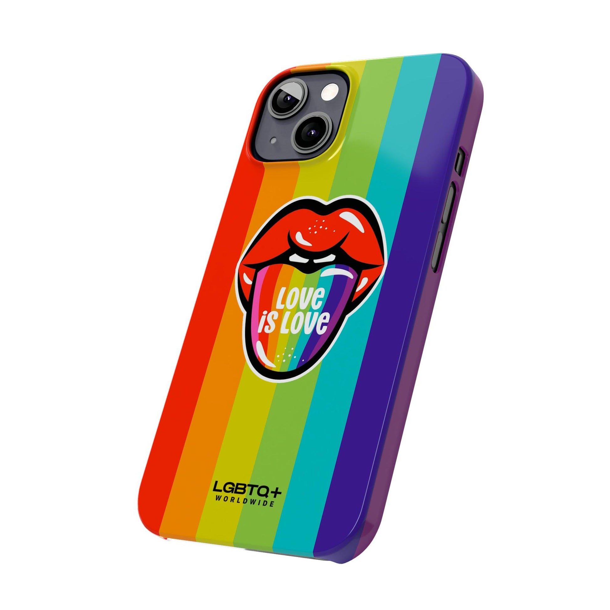 LGBTQWorldwide - ,,LIEBE" Handyhülle Accessories, Back-to-School, card, Glossy, iPhone, iPhone Cases, Phone accessory, Phone Cases, Samsung Cases, Slim lgbtq Bekleidung Accessoires unisex Zubehör