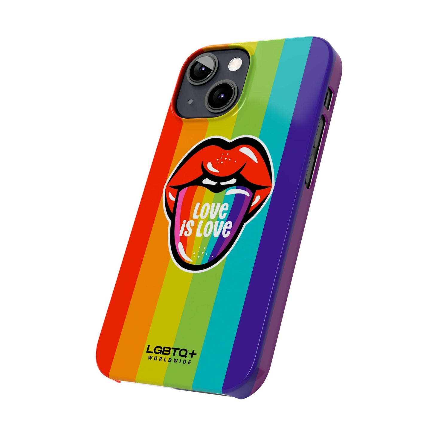 LGBTQWorldwide - ,,LIEBE" Handyhülle Accessories, Back-to-School, card, Glossy, iPhone, iPhone Cases, Phone accessory, Phone Cases, Samsung Cases, Slim lgbtq Bekleidung Accessoires unisex Zubehör