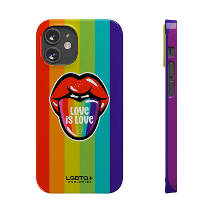 LGBTQWorldwide - ,,LIEBE" Handyhülle Accessories, Back-to-School, card, Glossy, iPhone, iPhone Cases, Phone accessory, Phone Cases, Samsung Cases, Slim lgbtq Bekleidung Accessoires unisex Zubehör