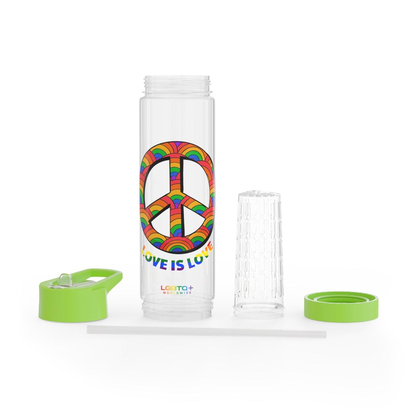 LGBTQWorldwide - ,,LIEBE IST LIEBE" Bottles, Bottles & Tumblers, home, Home & Living, Travel, Tumblers lgbtq Bekleidung Accessoires unisex Zubehör