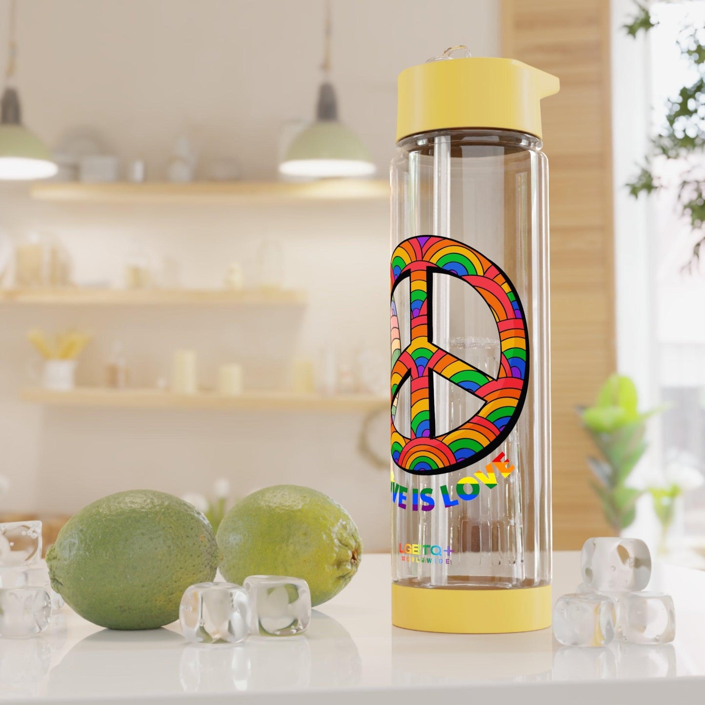 LGBTQWorldwide - ,,LIEBE IST LIEBE" Bottles, Bottles & Tumblers, home, Home & Living, Travel, Tumblers lgbtq Bekleidung Accessoires unisex Zubehör