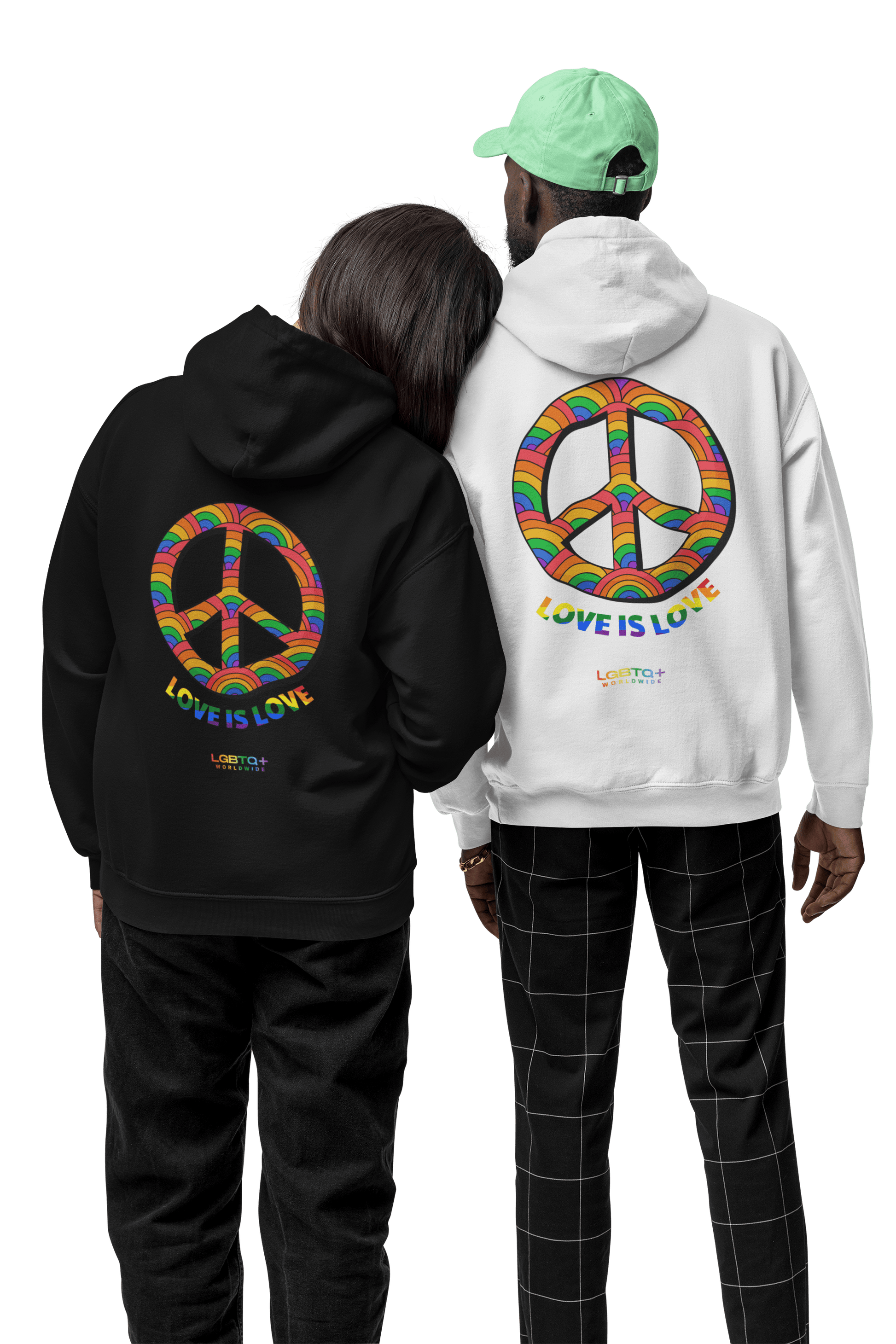 LGBTQWorldwide - ,,LIEBE IST LIEBE" Clothing, DTG, Eco-friendly, Hoodies, Men's Clothing, Recycled, Unisex, Vegan, Women's Clothing lgbtq Bekleidung Accessoires unisex Zubehör