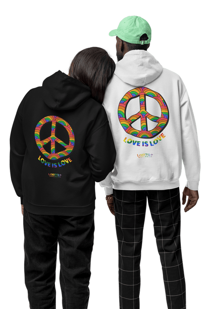 LGBTQWorldwide - ,,LIEBE IST LIEBE" Clothing, DTG, Eco-friendly, Hoodies, Men's Clothing, Recycled, Unisex, Vegan, Women's Clothing lgbtq Bekleidung Accessoires unisex Zubehör