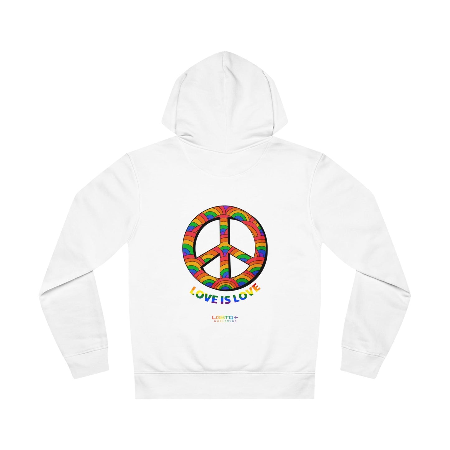 LGBTQWorldwide - ,,LIEBE IST LIEBE" Clothing, DTG, Eco-friendly, Hoodies, Men's Clothing, Recycled, Unisex, Vegan, Women's Clothing lgbtq Bekleidung Accessoires unisex Zubehör