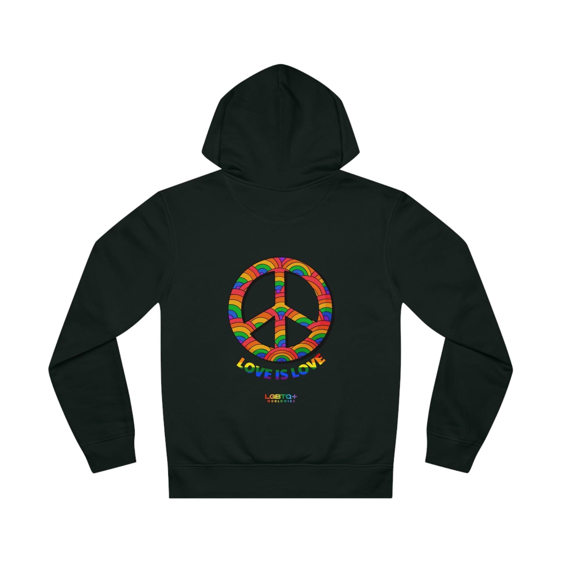 LGBTQWorldwide - ,,LIEBE IST LIEBE" Clothing, DTG, Eco-friendly, Hoodies, Men's Clothing, Recycled, Unisex, Vegan, Women's Clothing lgbtq Bekleidung Accessoires unisex Zubehör