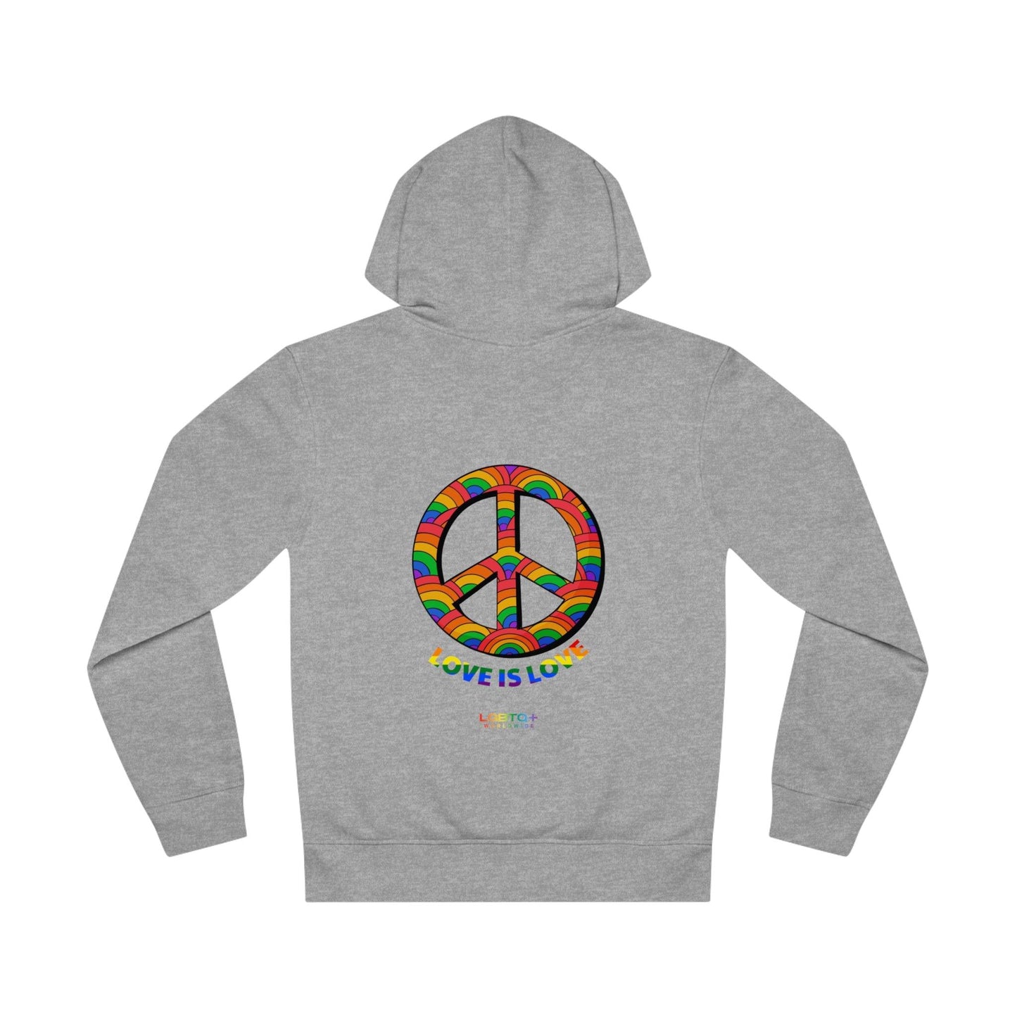 LGBTQWorldwide - ,,LIEBE IST LIEBE" Clothing, DTG, Eco-friendly, Hoodies, Men's Clothing, Recycled, Unisex, Vegan, Women's Clothing lgbtq Bekleidung Accessoires unisex Zubehör