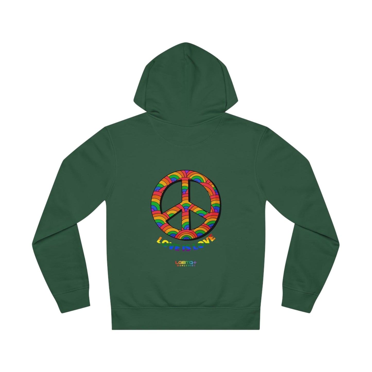 LGBTQWorldwide - ,,LIEBE IST LIEBE" Clothing, DTG, Eco-friendly, Hoodies, Men's Clothing, Recycled, Unisex, Vegan, Women's Clothing lgbtq Bekleidung Accessoires unisex Zubehör