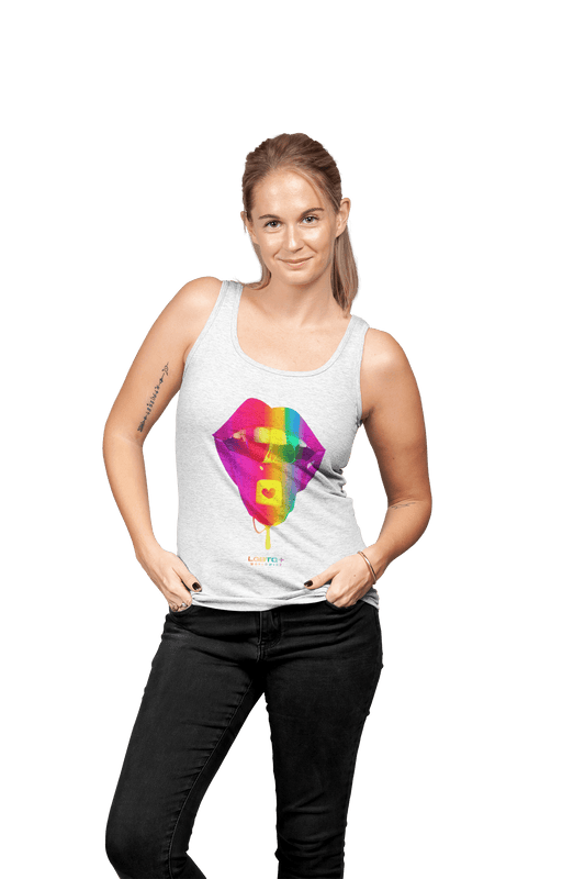 LGBTQWorldwide - ,,LIEBES PILLE'' DTG, Eco-friendly, Men's Clothing, Neck Labels, Organic, Recycled, Slim fit, Sustainable, Tank Tops, Tanke, Vegan lgbtq Bekleidung Accessoires unisex Zubehör