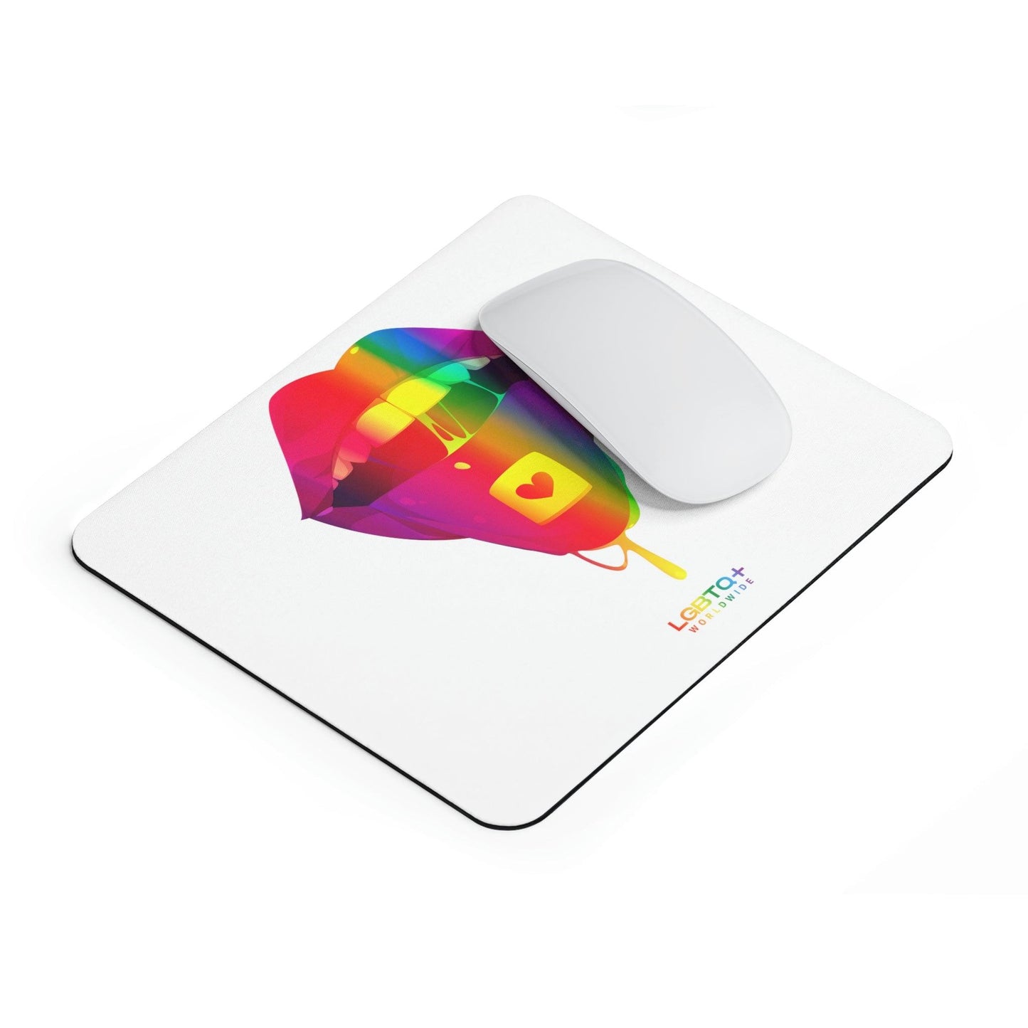 LGBTQWorldwide - ,,LIEBES PILLE" Mauspad All, Desk, Home & Living, Mouse pad, Mouse Pads, Mousepad, tech lgbtq Bekleidung Accessoires unisex Zubehör