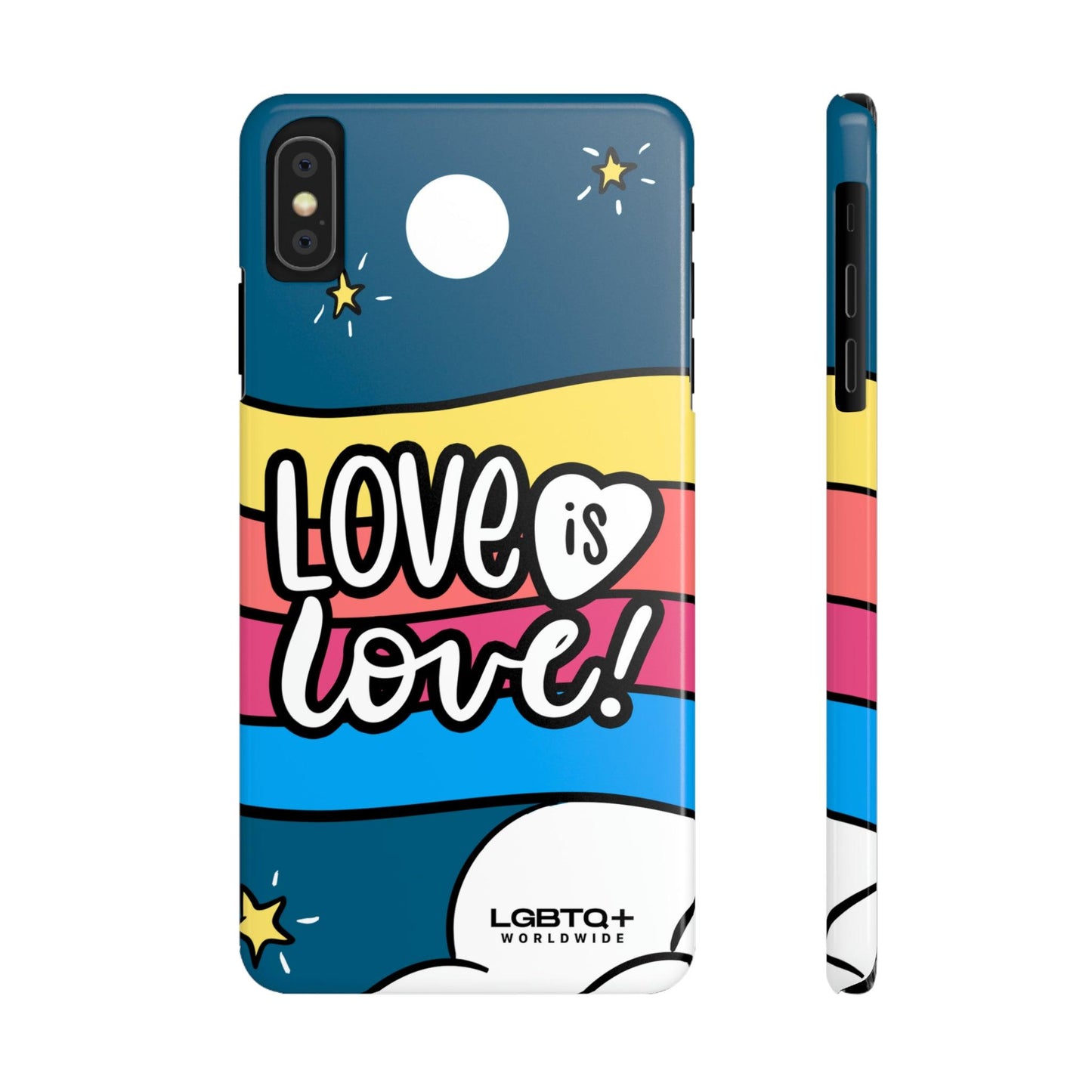 LGBTQWorldwide - ,,LIEBES WOLKE" Handyhülle Accessories, Back-to-School, card, Glossy, iPhone, iPhone Cases, Phone accessory, Phone Cases, Samsung Cases, Slim lgbtq Bekleidung Accessoires unisex Zubehör