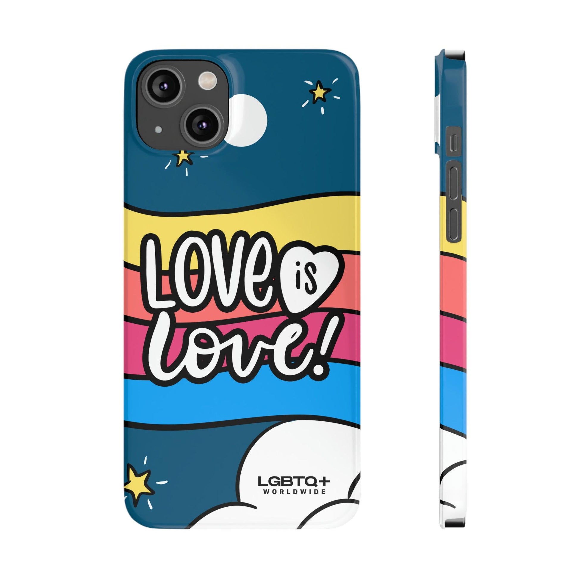 LGBTQWorldwide - ,,LIEBES WOLKE" Handyhülle Accessories, Back-to-School, card, Glossy, iPhone, iPhone Cases, Phone accessory, Phone Cases, Samsung Cases, Slim lgbtq Bekleidung Accessoires unisex Zubehör