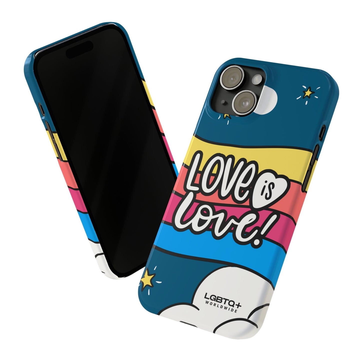 LGBTQWorldwide - ,,LIEBES WOLKE" Handyhülle Accessories, Back-to-School, card, Glossy, iPhone, iPhone Cases, Phone accessory, Phone Cases, Samsung Cases, Slim lgbtq Bekleidung Accessoires unisex Zubehör