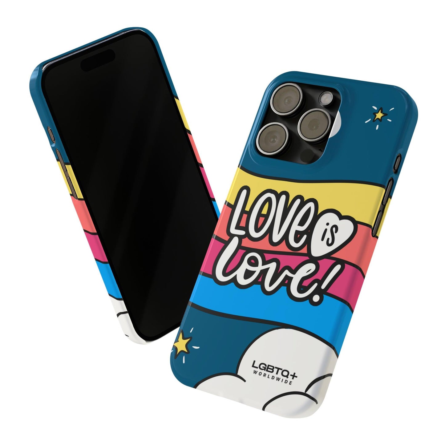 LGBTQWorldwide - ,,LIEBES WOLKE" Handyhülle Accessories, Back-to-School, card, Glossy, iPhone, iPhone Cases, Phone accessory, Phone Cases, Samsung Cases, Slim lgbtq Bekleidung Accessoires unisex Zubehör