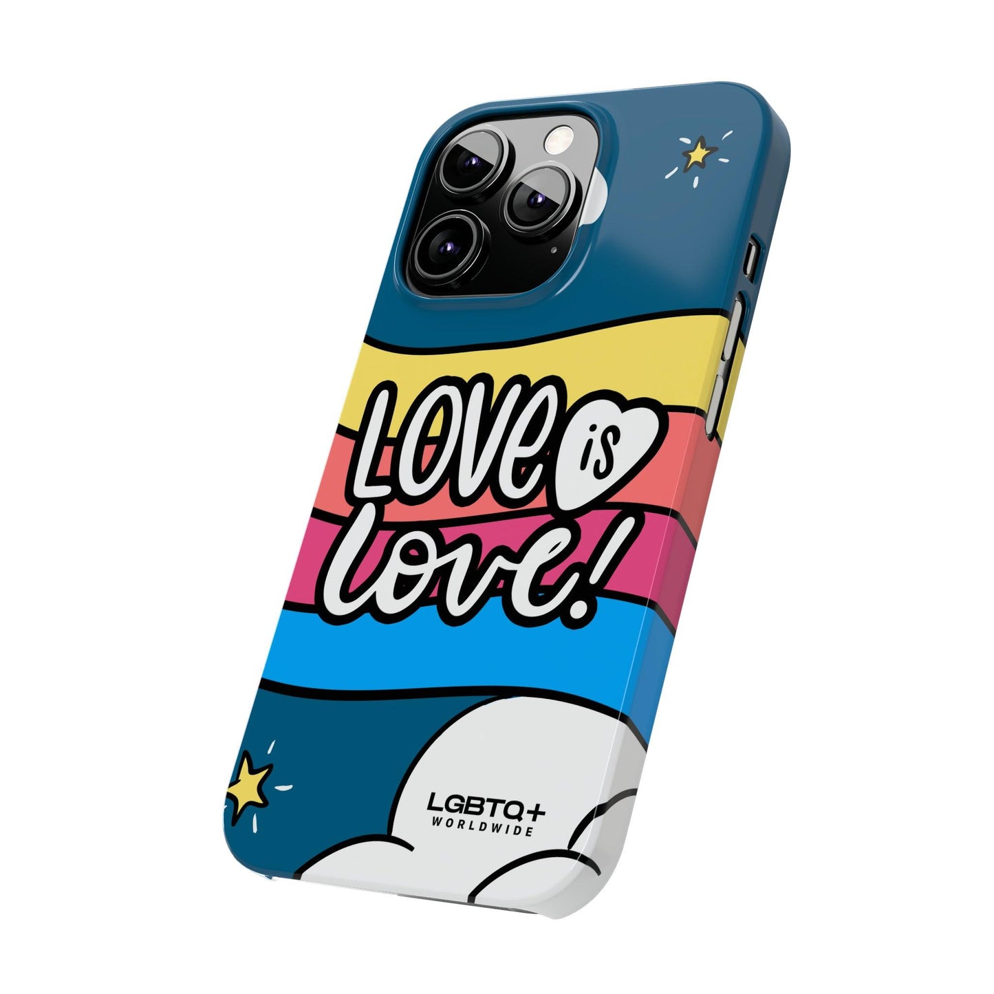 LGBTQWorldwide - ,,LIEBES WOLKE" Handyhülle Accessories, Back-to-School, card, Glossy, iPhone, iPhone Cases, Phone accessory, Phone Cases, Samsung Cases, Slim lgbtq Bekleidung Accessoires unisex Zubehör