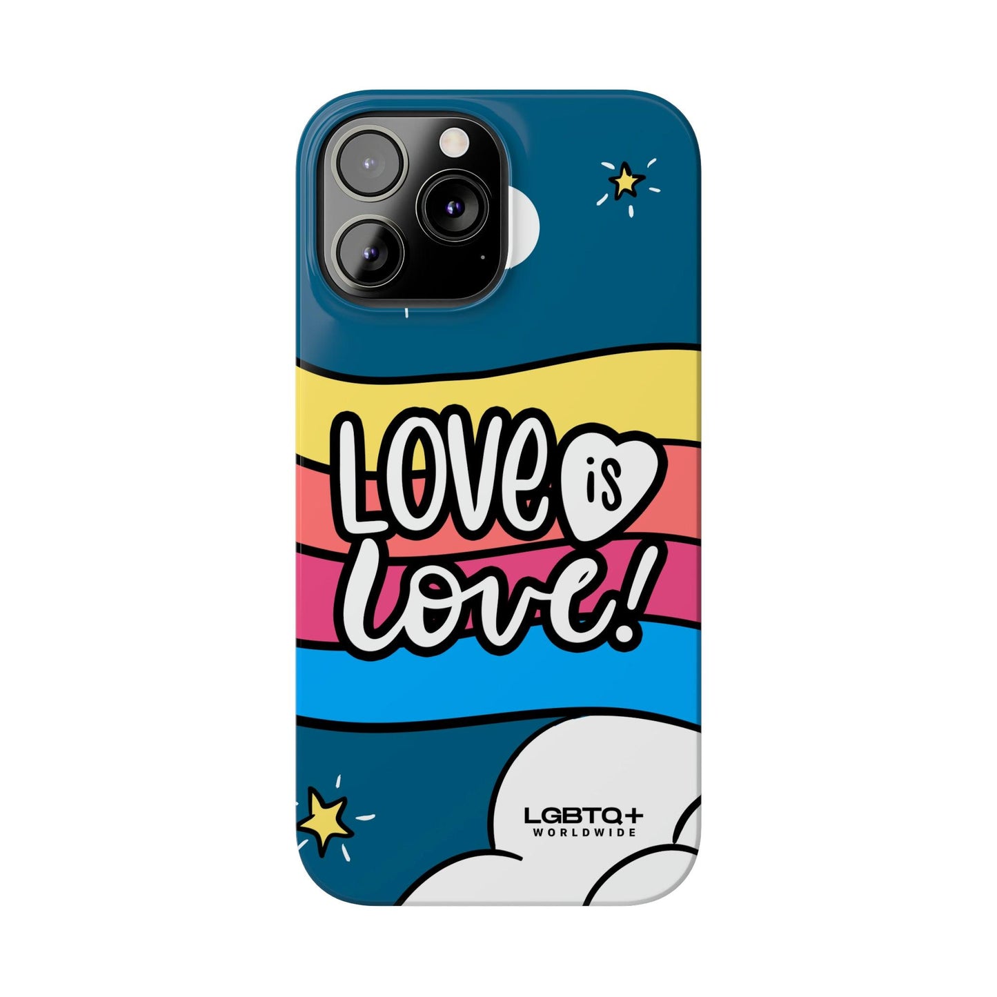 LGBTQWorldwide - ,,LIEBES WOLKE" Handyhülle Accessories, Back-to-School, card, Glossy, iPhone, iPhone Cases, Phone accessory, Phone Cases, Samsung Cases, Slim lgbtq Bekleidung Accessoires unisex Zubehör