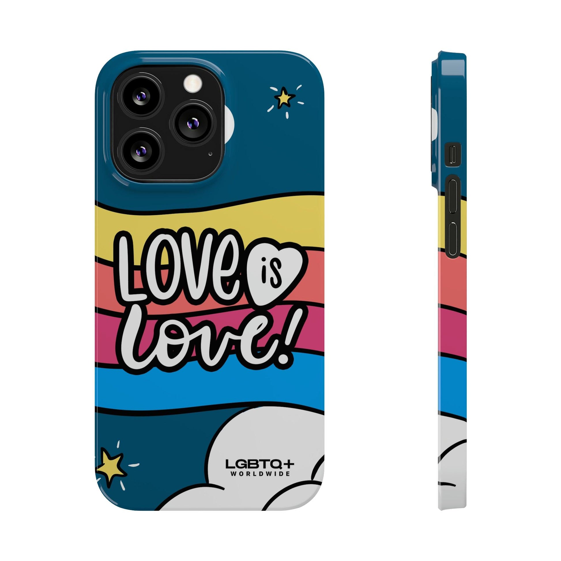 LGBTQWorldwide - ,,LIEBES WOLKE" Handyhülle Accessories, Back-to-School, card, Glossy, iPhone, iPhone Cases, Phone accessory, Phone Cases, Samsung Cases, Slim lgbtq Bekleidung Accessoires unisex Zubehör