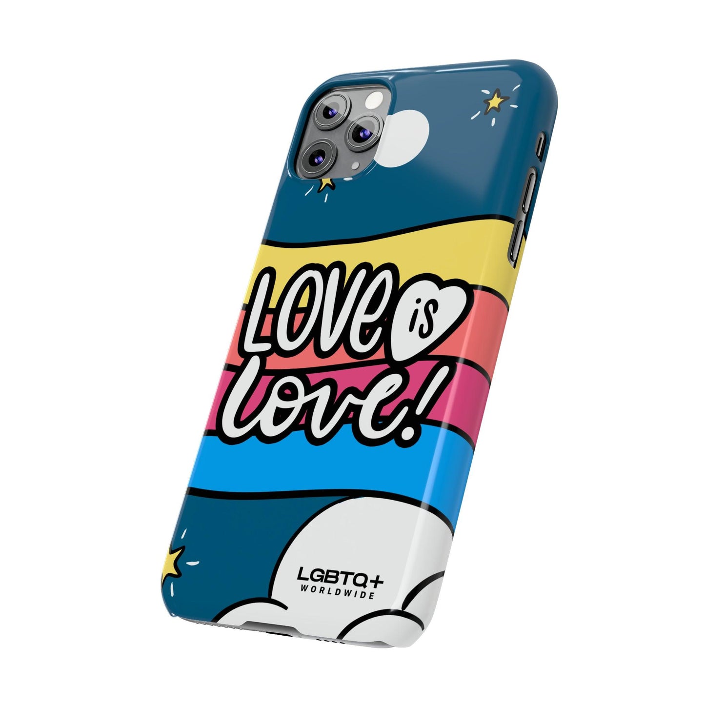 LGBTQWorldwide - ,,LIEBES WOLKE" Handyhülle Accessories, Back-to-School, card, Glossy, iPhone, iPhone Cases, Phone accessory, Phone Cases, Samsung Cases, Slim lgbtq Bekleidung Accessoires unisex Zubehör