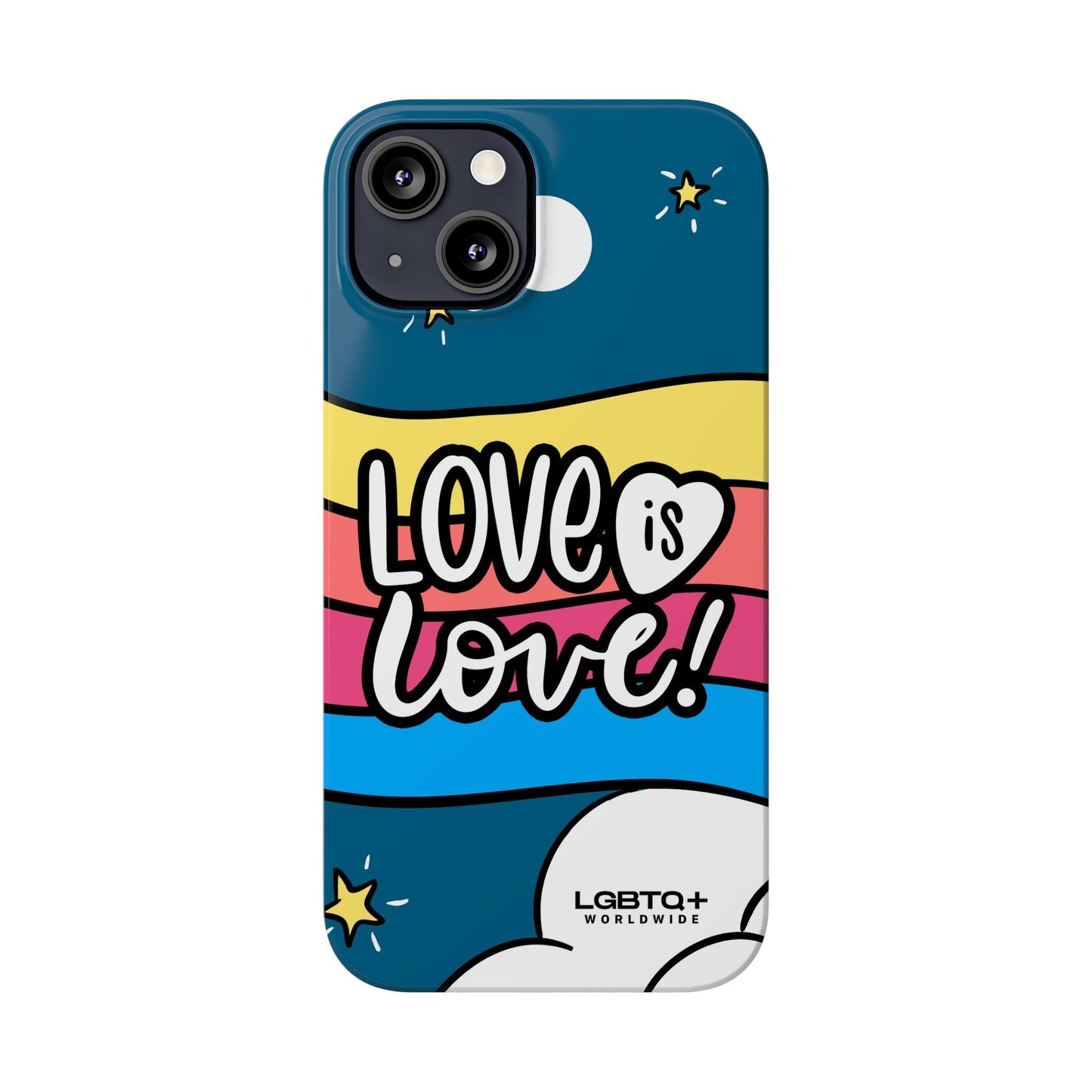 LGBTQWorldwide - ,,LIEBES WOLKE" Handyhülle Accessories, Back-to-School, card, Glossy, iPhone, iPhone Cases, Phone accessory, Phone Cases, Samsung Cases, Slim lgbtq Bekleidung Accessoires unisex Zubehör