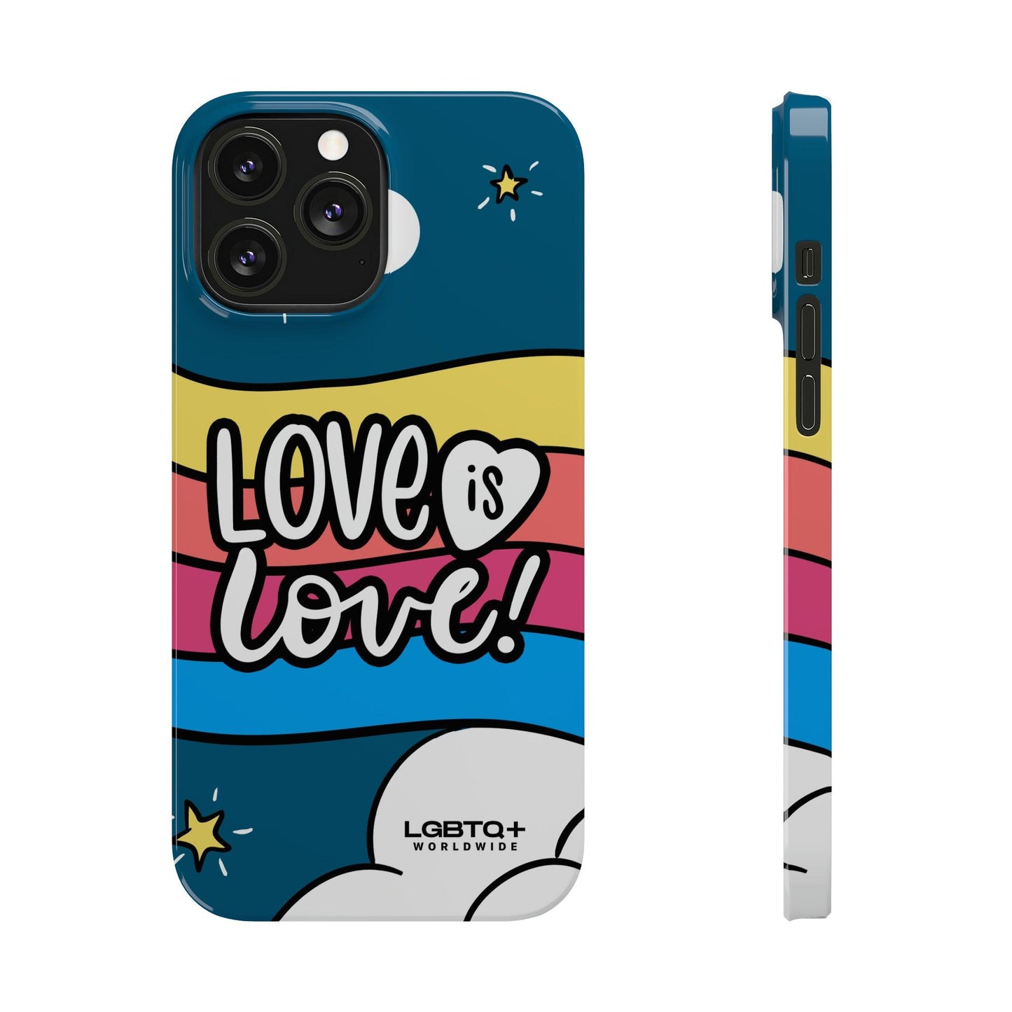 LGBTQWorldwide - ,,LIEBES WOLKE" Handyhülle Accessories, Back-to-School, card, Glossy, iPhone, iPhone Cases, Phone accessory, Phone Cases, Samsung Cases, Slim lgbtq Bekleidung Accessoires unisex Zubehör