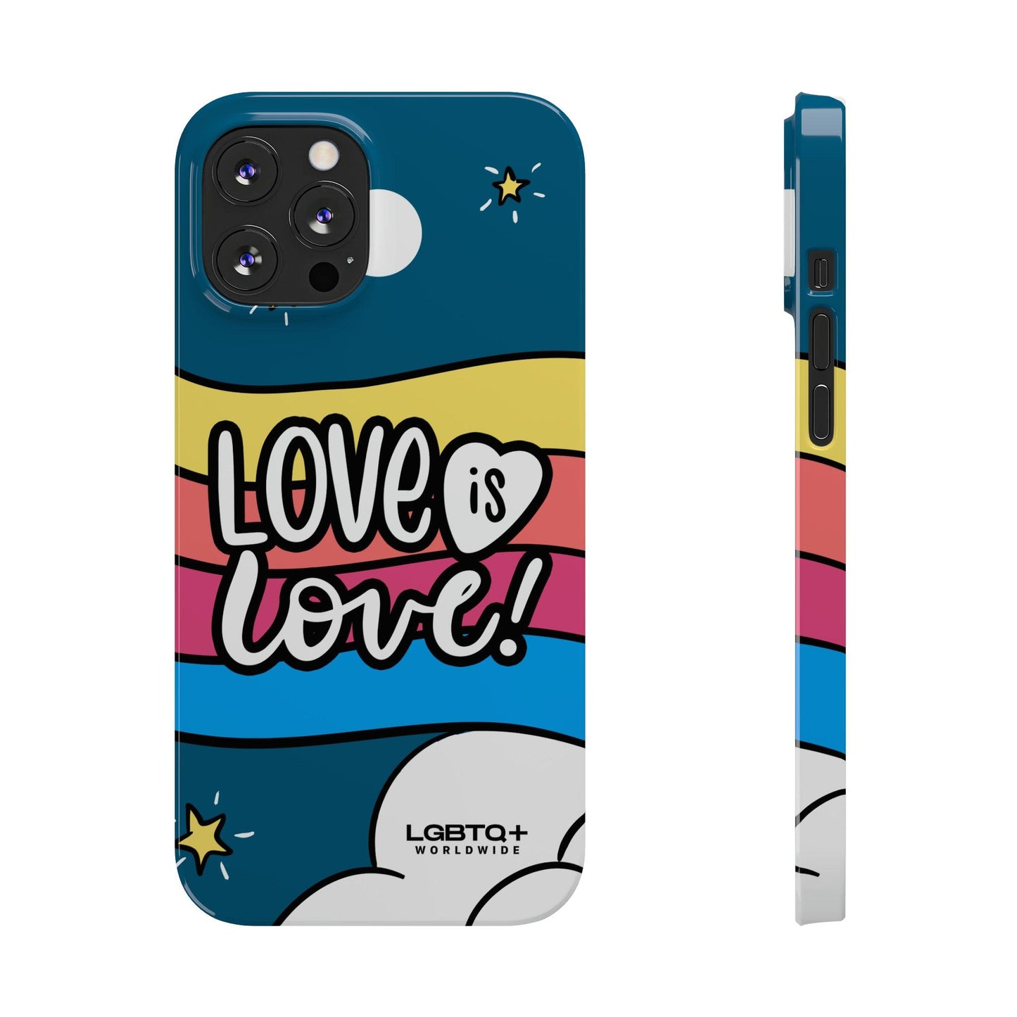 LGBTQWorldwide - ,,LIEBES WOLKE" Handyhülle Accessories, Back-to-School, card, Glossy, iPhone, iPhone Cases, Phone accessory, Phone Cases, Samsung Cases, Slim lgbtq Bekleidung Accessoires unisex Zubehör