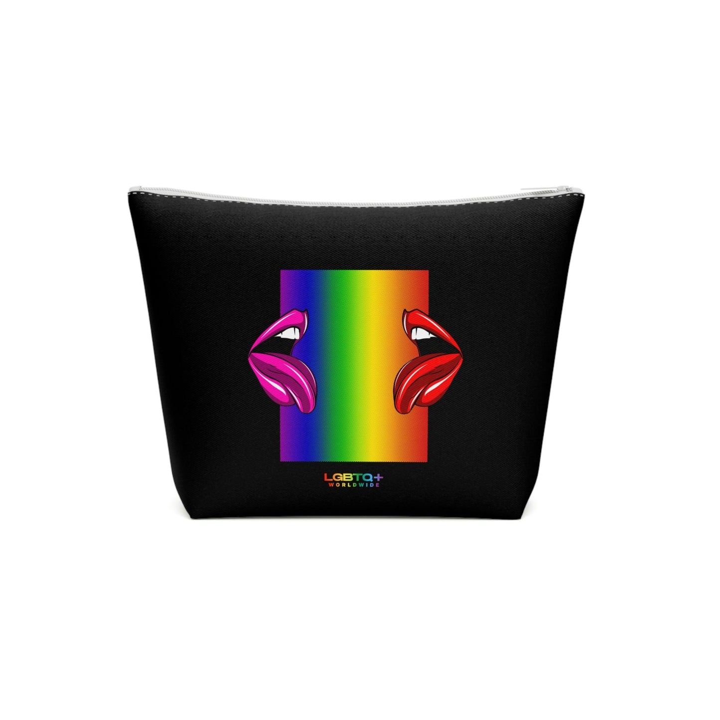 LGBTQWorldwide - ,,LIPPEN" Kosmetiktasche all, All Over Print, AOP, bag, Cosmetics, Home, Pouches, Sublimation, Travel Accessories, With zipper lgbtq Bekleidung Accessoires unisex Zubehör