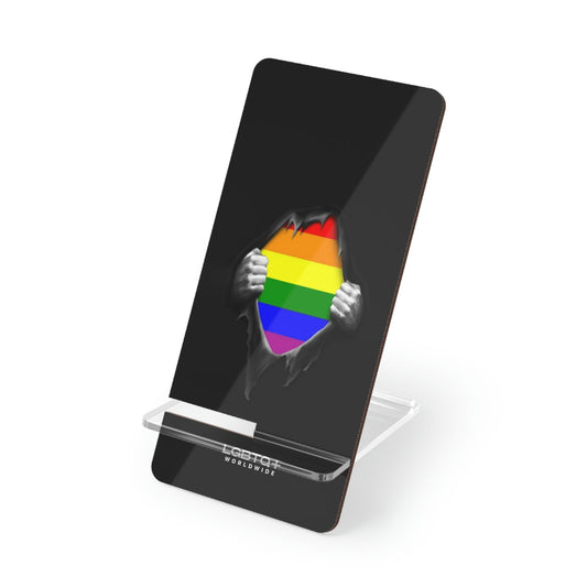 LGBTQWorldwide - ,,LOCH" Handyhalter für Smartphones Accessories, all, Desk, Phone accessory, stand, tech, Tech Accessories lgbtq Bekleidung Accessoires unisex Zubehör