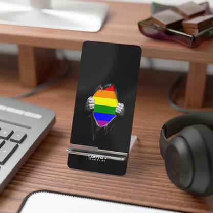 LGBTQWorldwide - ,,LOCH" Handyhalter für Smartphones Accessories, all, Desk, Phone accessory, stand, tech, Tech Accessories lgbtq Bekleidung Accessoires unisex Zubehör