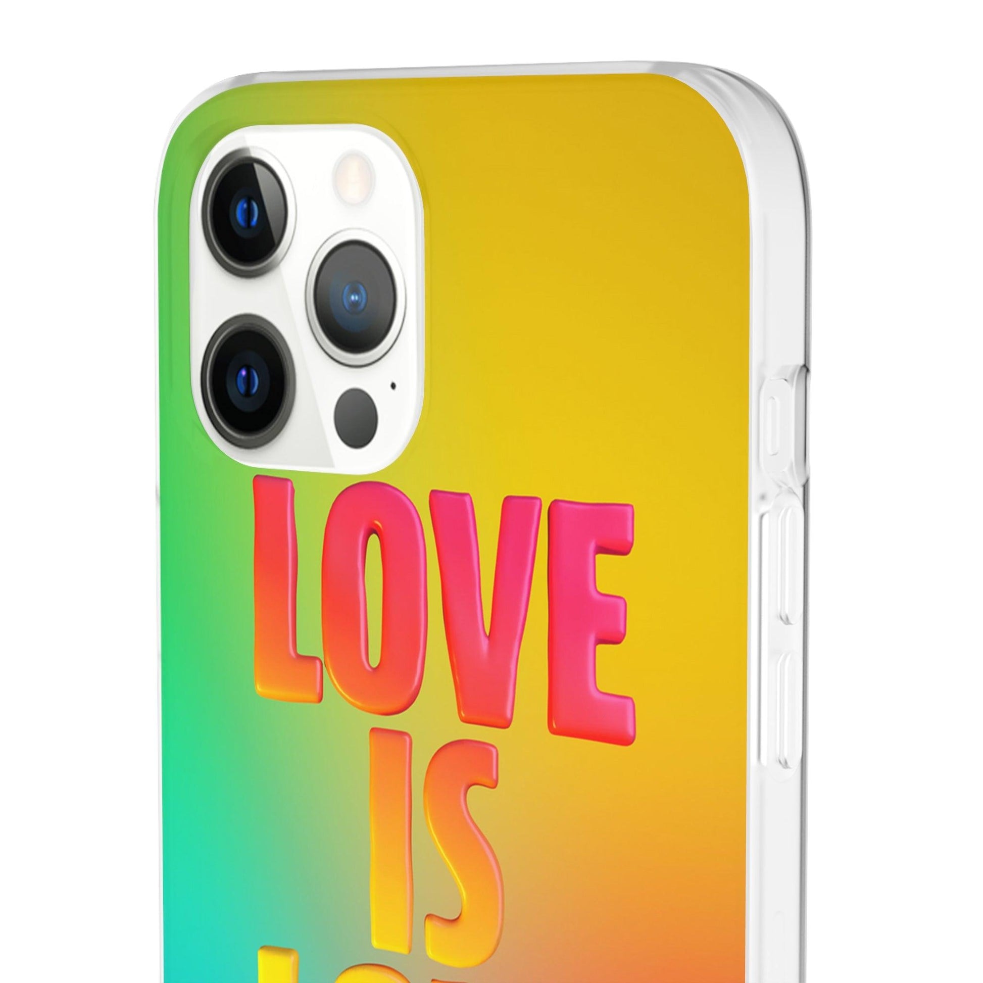 LGBTQWorldwide - ,,LOVE" Flexible Handyhülle Accessories, Case, iPhone, iPhone Cases, Phone accessory, Phone Cases, Samsung Cases, silikon, Valentine's Day promotion lgbtq Bekleidung Accessoires unisex Zubehör