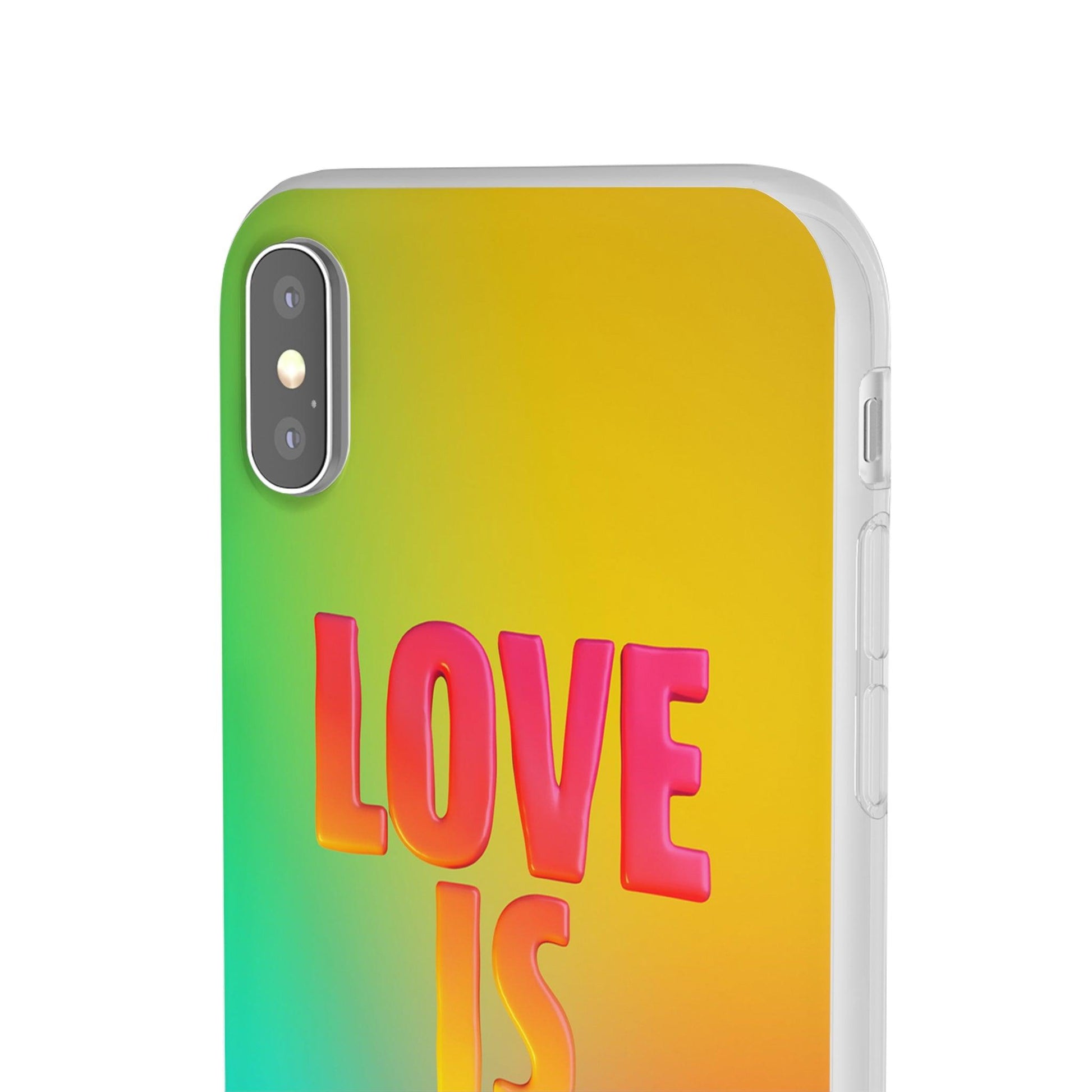 LGBTQWorldwide - ,,LOVE" Flexible Handyhülle Accessories, Case, iPhone, iPhone Cases, Phone accessory, Phone Cases, Samsung Cases, silikon, Valentine's Day promotion lgbtq Bekleidung Accessoires unisex Zubehör