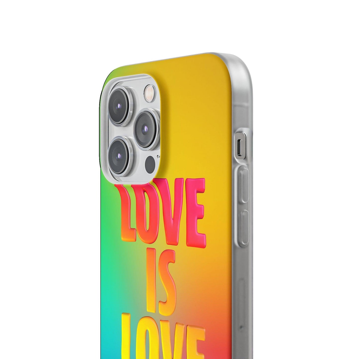 LGBTQWorldwide - ,,LOVE" Flexible Handyhülle Accessories, Case, iPhone, iPhone Cases, Phone accessory, Phone Cases, Samsung Cases, silikon, Valentine's Day promotion lgbtq Bekleidung Accessoires unisex Zubehör