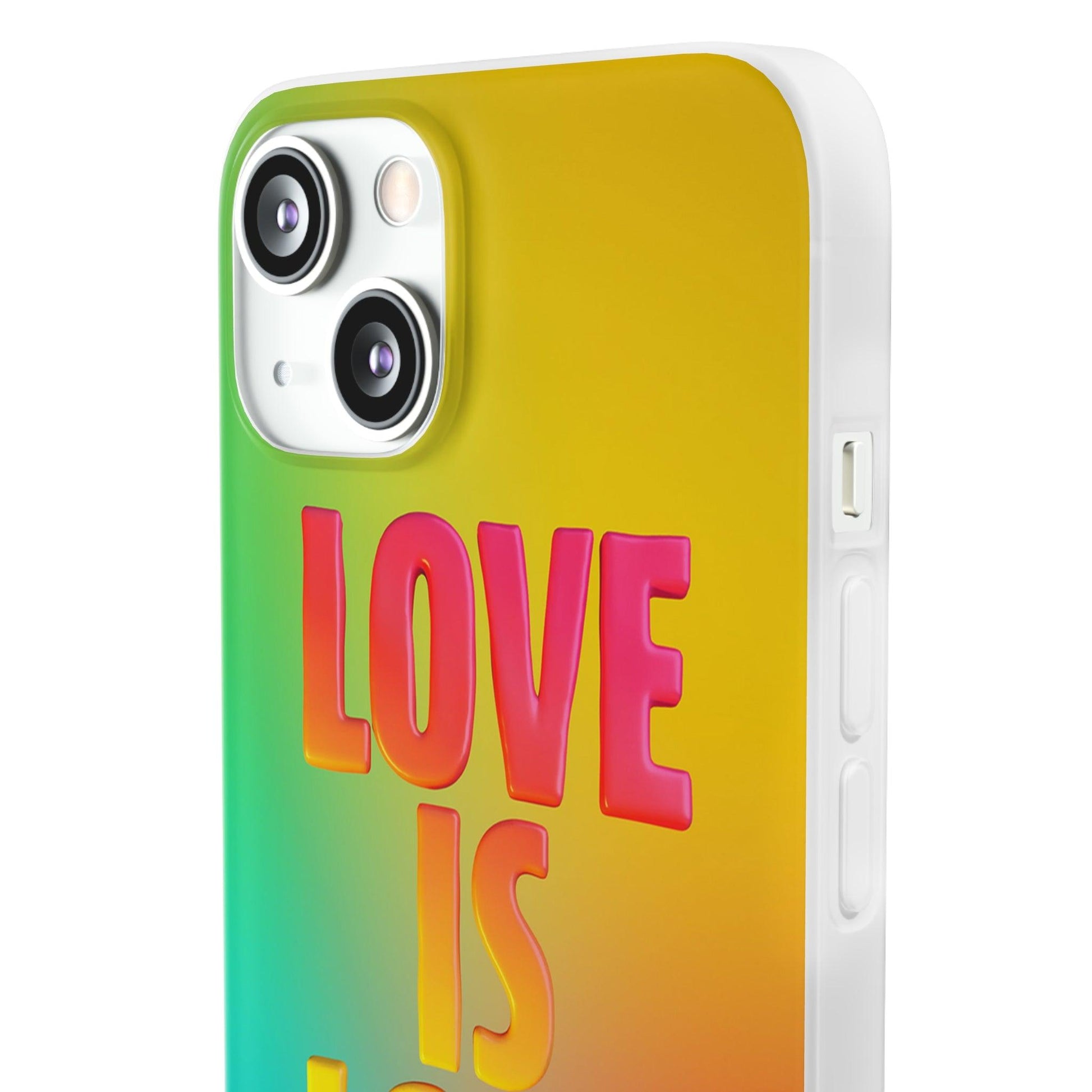 LGBTQWorldwide - ,,LOVE" Flexible Handyhülle Accessories, Case, iPhone, iPhone Cases, Phone accessory, Phone Cases, Samsung Cases, silikon, Valentine's Day promotion lgbtq Bekleidung Accessoires unisex Zubehör