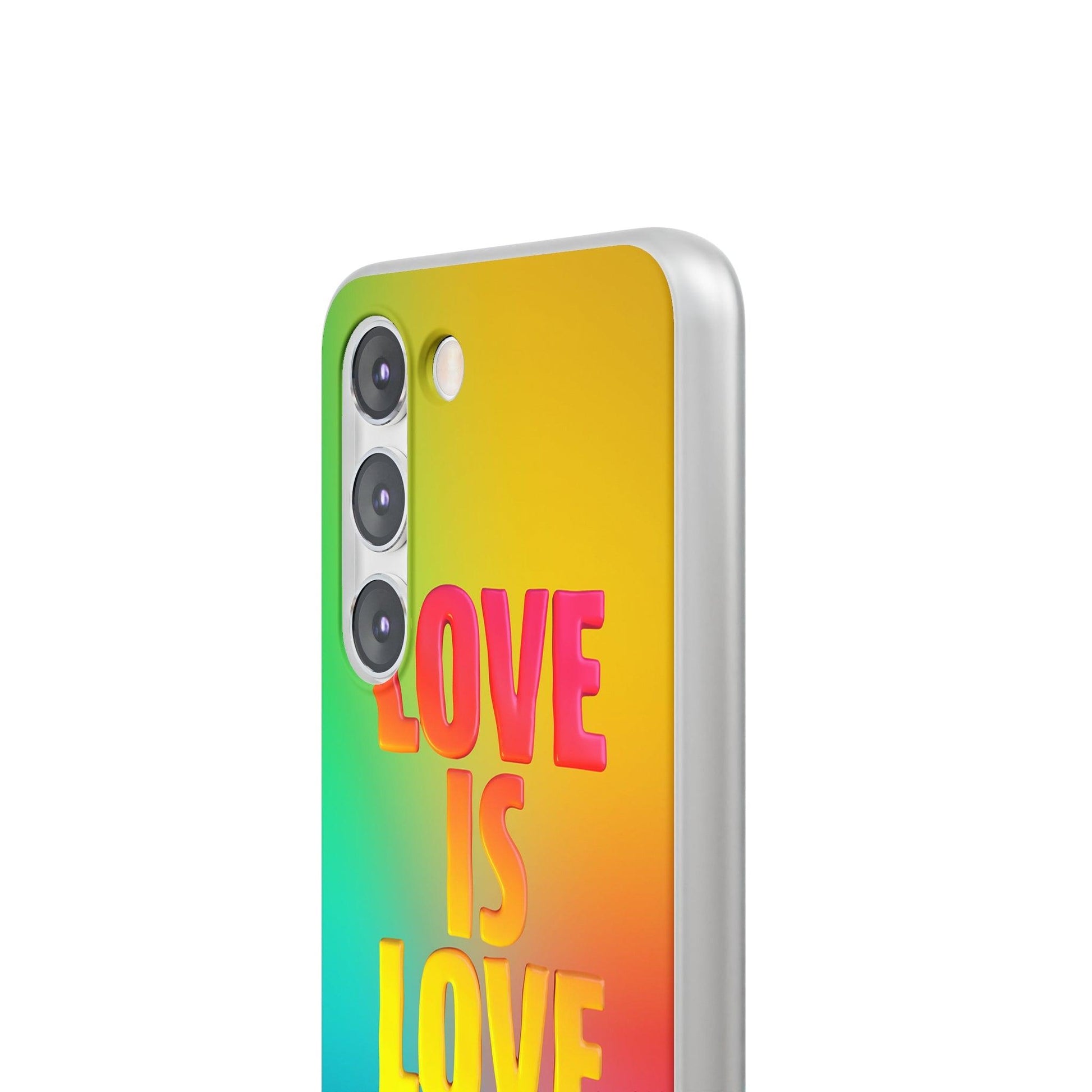 LGBTQWorldwide - ,,LOVE" Flexible Handyhülle Accessories, Case, iPhone, iPhone Cases, Phone accessory, Phone Cases, Samsung Cases, silikon, Valentine's Day promotion lgbtq Bekleidung Accessoires unisex Zubehör