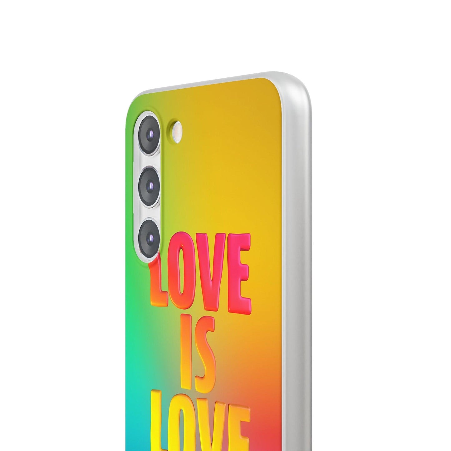 LGBTQWorldwide - ,,LOVE" Flexible Handyhülle Accessories, Case, iPhone, iPhone Cases, Phone accessory, Phone Cases, Samsung Cases, silikon, Valentine's Day promotion lgbtq Bekleidung Accessoires unisex Zubehör